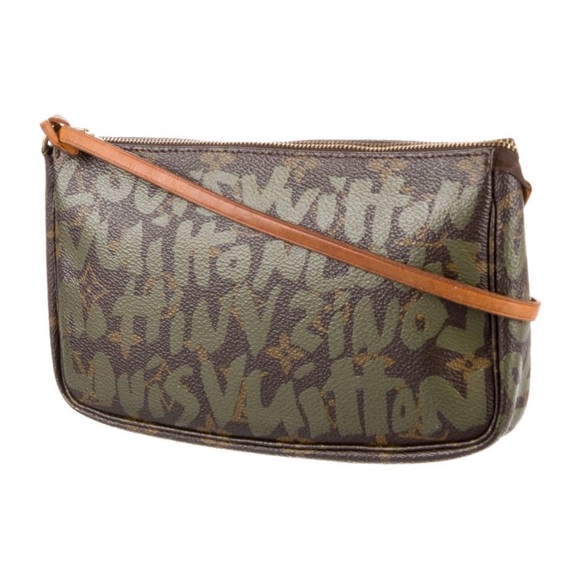 Authentic Louis Vuitton Monogram Pouchette (Stephen Sprouse Graffiti) VERY RARE - Picture 4 of 7